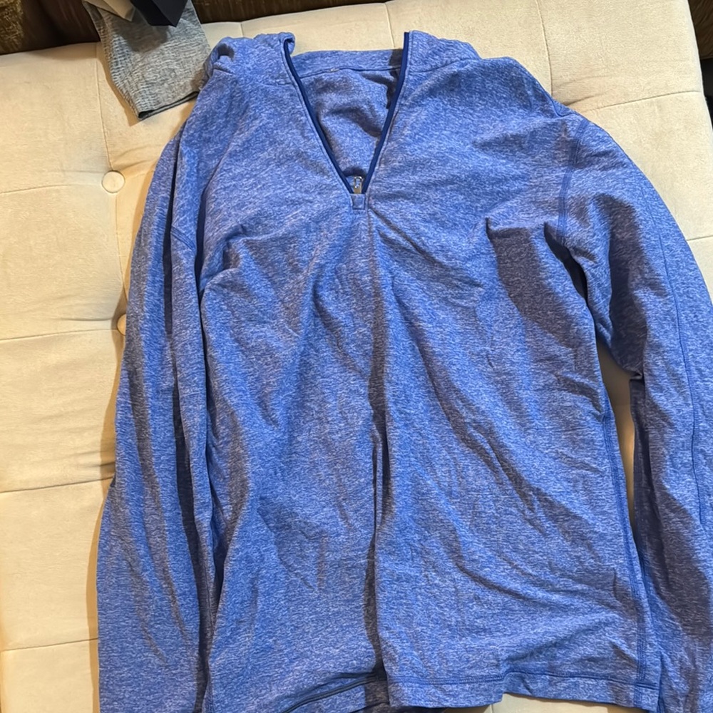 Blue Zip-Up Hoodie